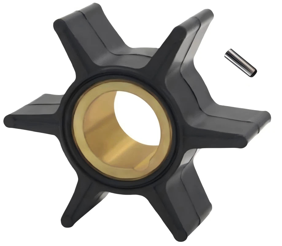 Water Pump Impeller with Pin for Evinrude Johnson 20-28 HP Outboard (0763982)