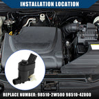 Windshield Washer Pump with Grommet for Hyundai Elantra GT (2018–2020)