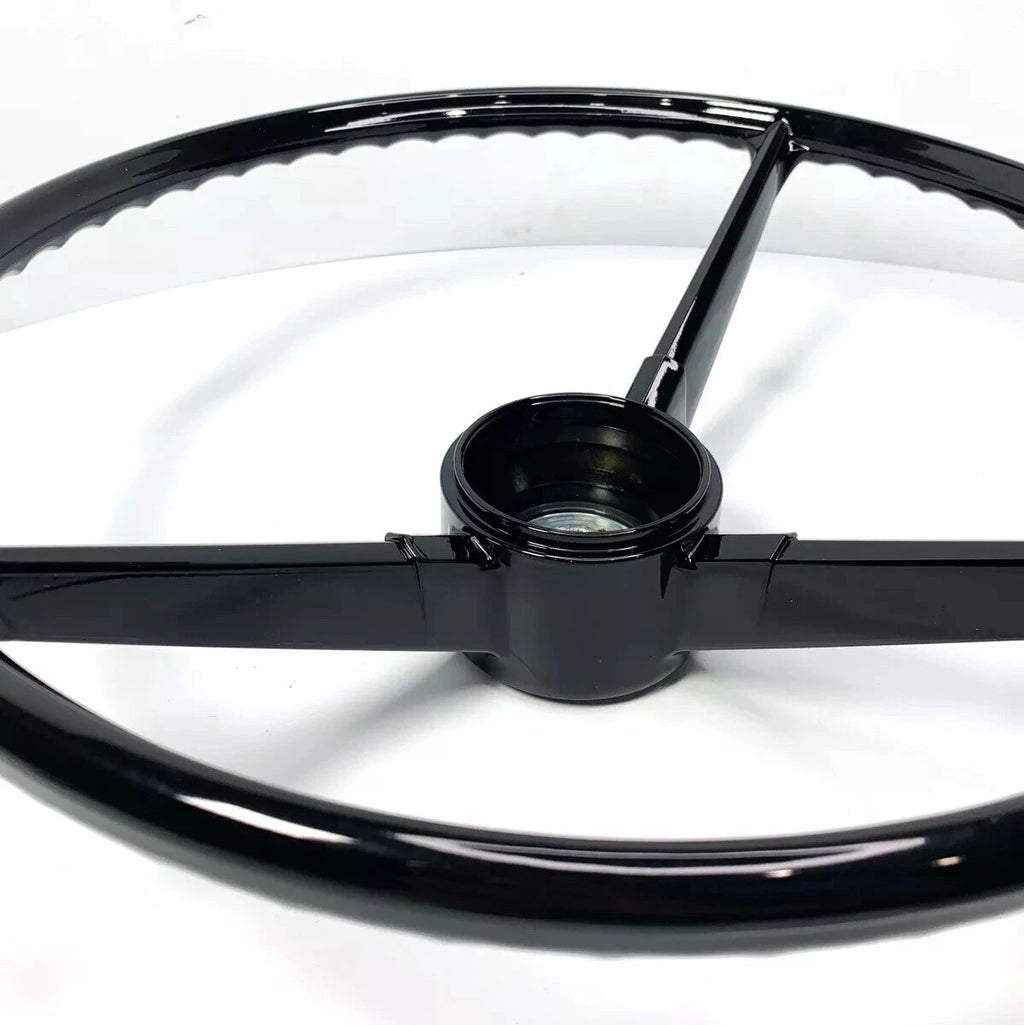 Replacement Steering Wheel Cover Black 3 Spoke for 1967–1968 Chevrolet Pickup