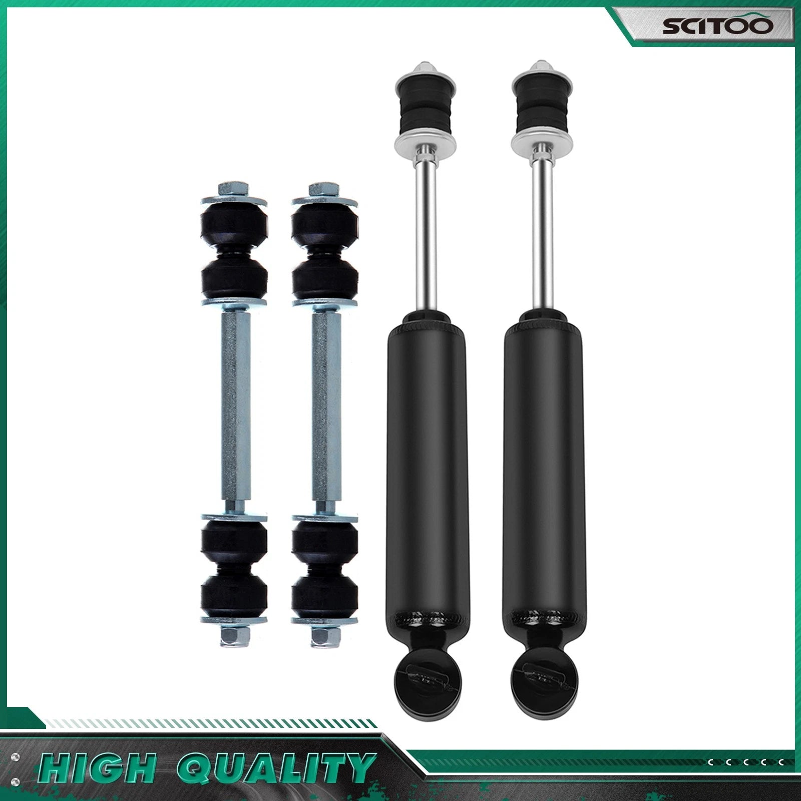 Front Shock Absorbers Sway Bars Kit for Chevy Blazer S10 GMC Jimmy Sonoma (2WD)