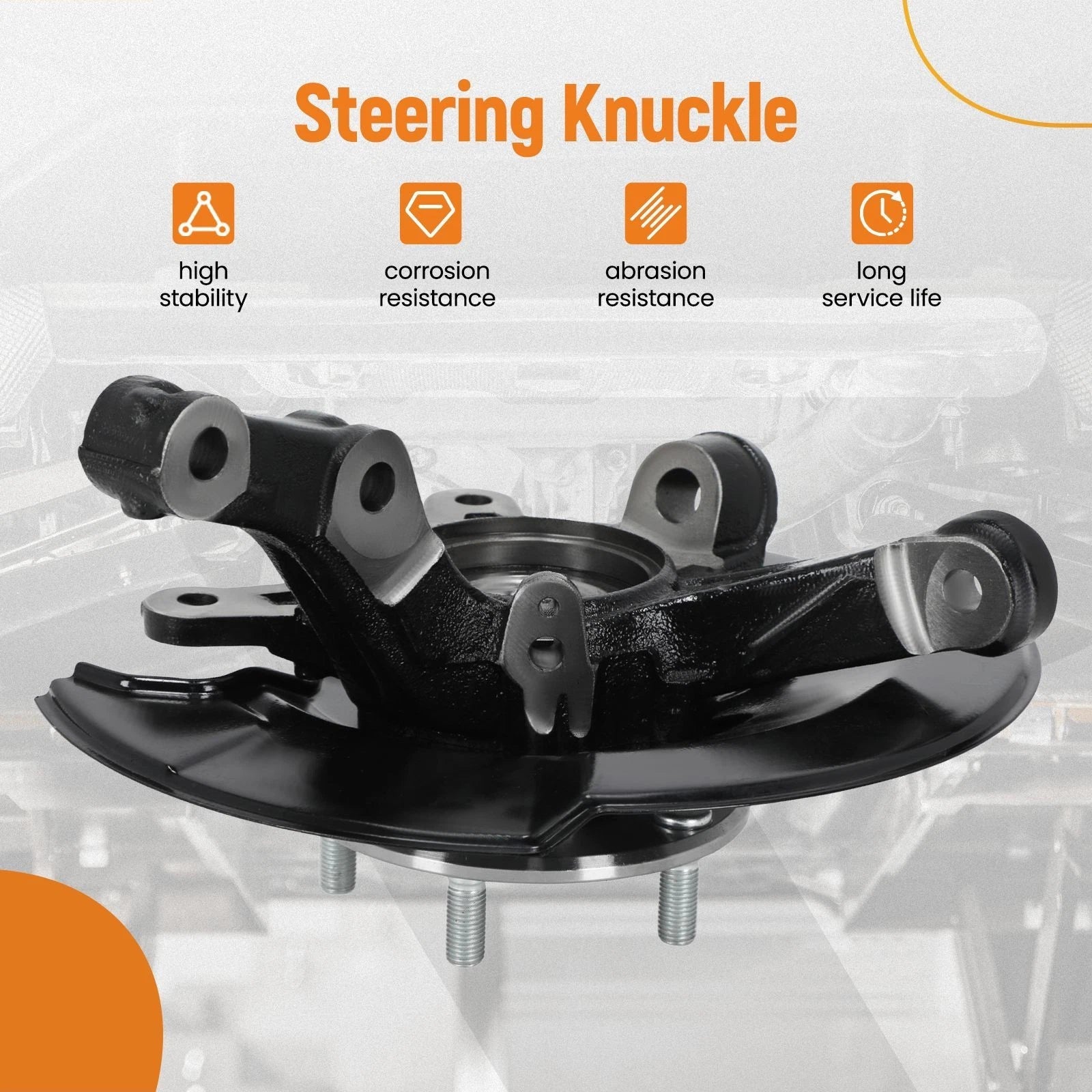 Front Steering Knuckle Wheel Hub Bearing Assembly for Honda Civic (2001–2005)