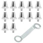 Set of 12 Aluminum Alloy Football Studs
