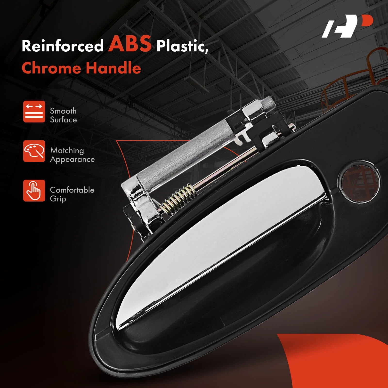 Chrome Exterior Door Handle with Keyhole for Nissan Maxima