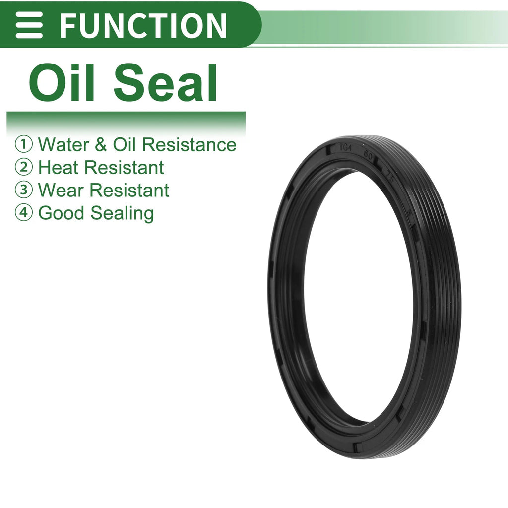 Oil Seal   - NBR Rubber 60x75x8mm