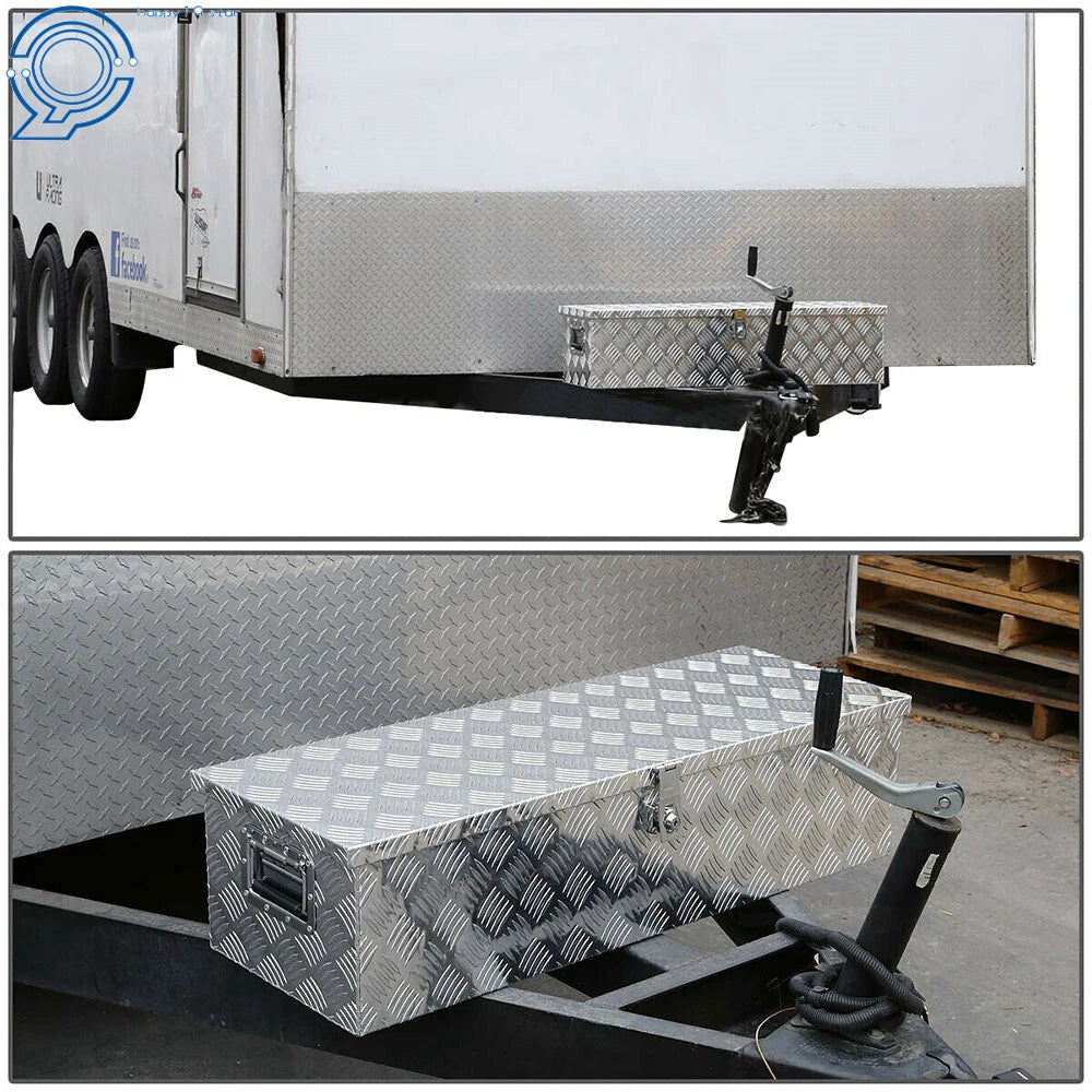 30 Inch Silver Aluminum Tool Box for Flatbed Pickup