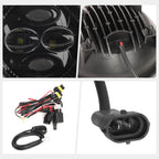Smoked Lens LED Projector Fog Light Lamp for GMC Sierra 1500-3500 (2007–2014)