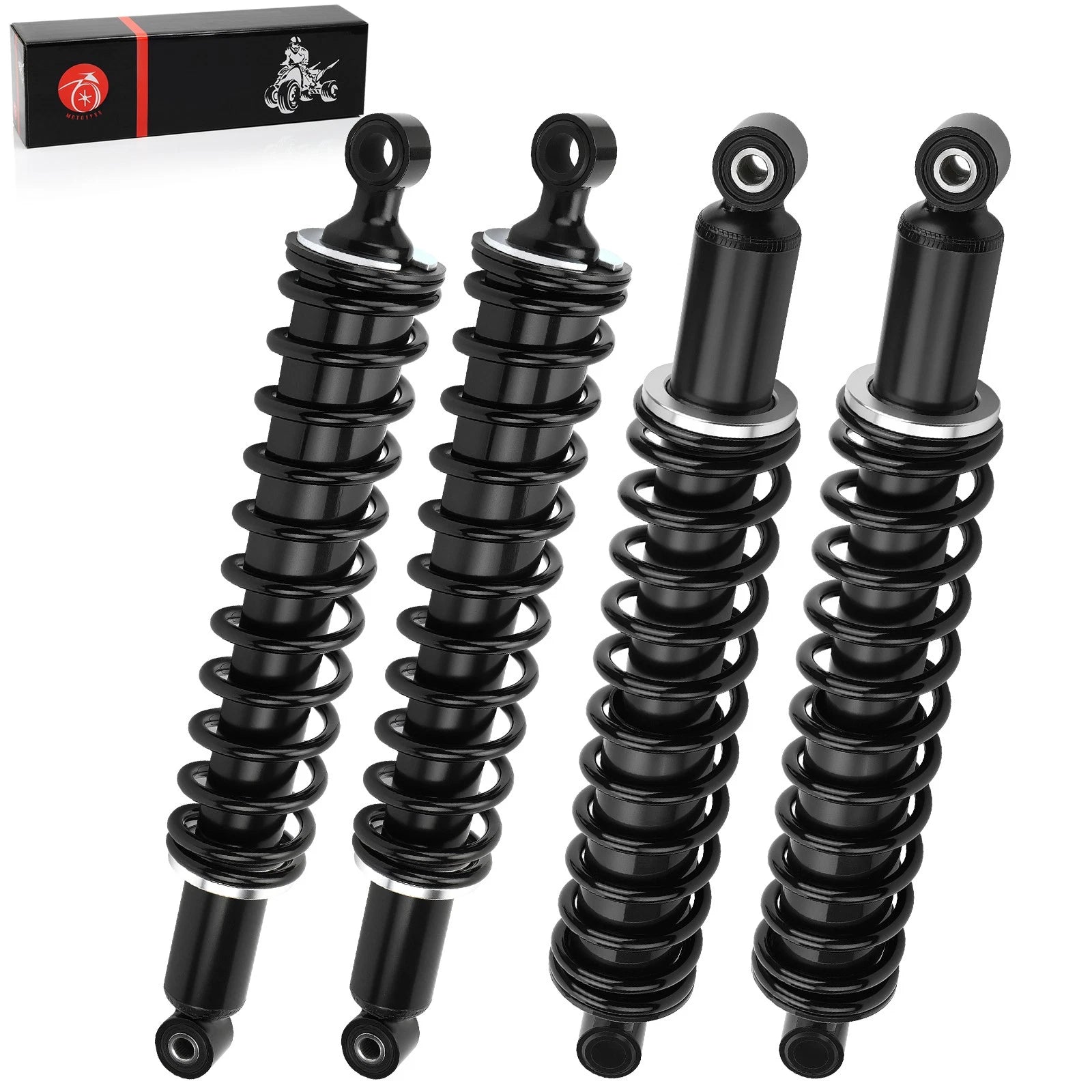 Set of 2 Front & Rear Shock Absorbers for Honda Foreman 500 TRX500FM (2005–2011)