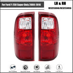 Set of 2 Tail Lights for Ford F-250 Super Duty (2008–2016) Halogen