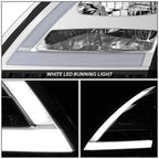 Sequential 3D LED Lightbar Chrome Clear Headlight for Volvo VN VNL (2018–2024)