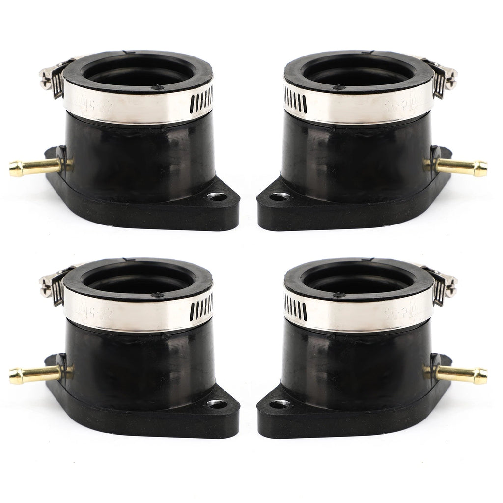 Set of 4 Intake Manifold Carb Clamps for Yamaha XJ650 (1982–1983) & XJ750 (1981–1983)