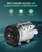 A/C Compressor for Honda Accord 3.5L (2008–2012)