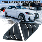 Rear Window Louver Vent Shade Shutter Cover for Lexus IS300 (2013–2020)
