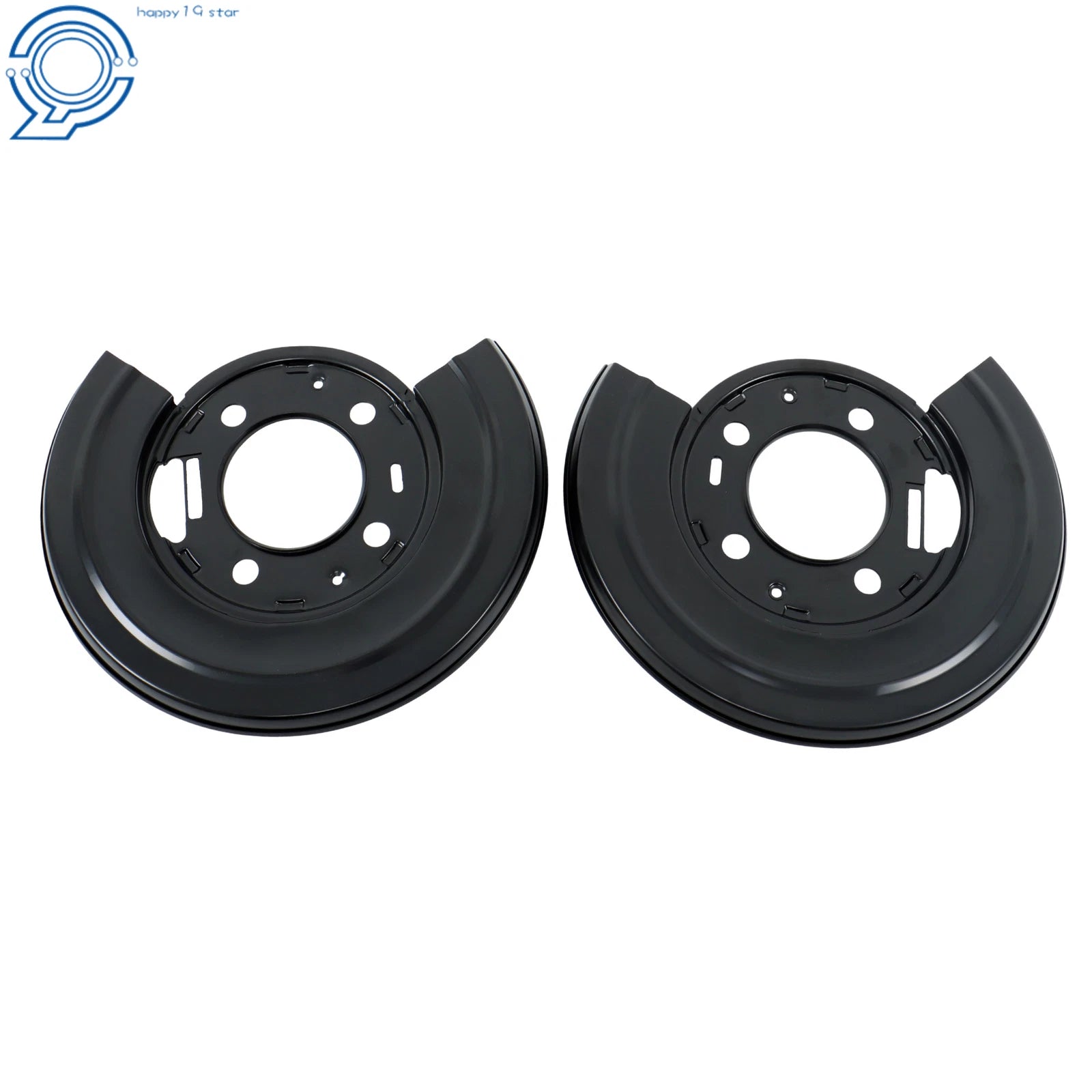 Set of 2 Rear Brake Plates Dust Shields for Ford F-250 (2005–2010)