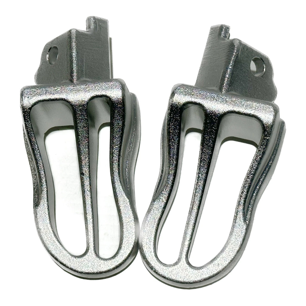 Alloy Chrome Footpegs for Pit Pro Dirt Bike (125cc–150cc)