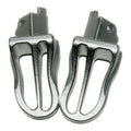 Alloy Chrome Footpegs for Pit Pro Dirt Bike (125cc–150cc)