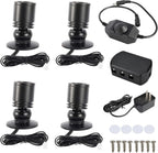 4X Dimmable 360° Angle LED Mini Spotlight for Jewelry Display Cabinet