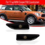 Smoke Lens Front Parking Side Marker Lights for Mini Countryman F60 (2017–2023)