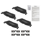 4pcs Rear Ceramic Brake Pads Set for Lincoln Navigator (2018–2022) D1790 P1790