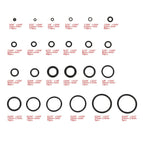 Set of 1020 O-Rings for Universal Applications (Various Sizes)