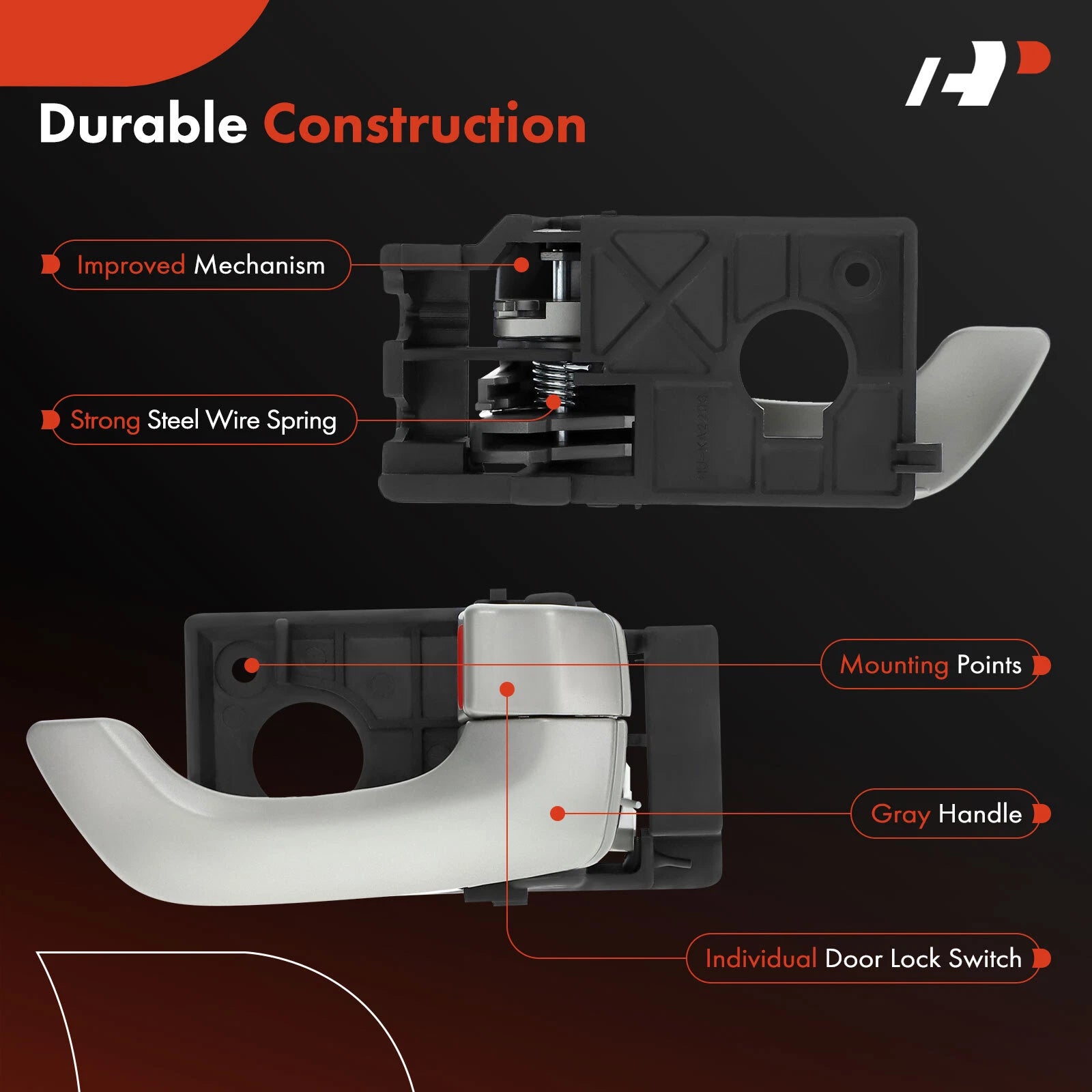 Front Right Interior Door Handle for Kia Magentis Optima (2006-2010)