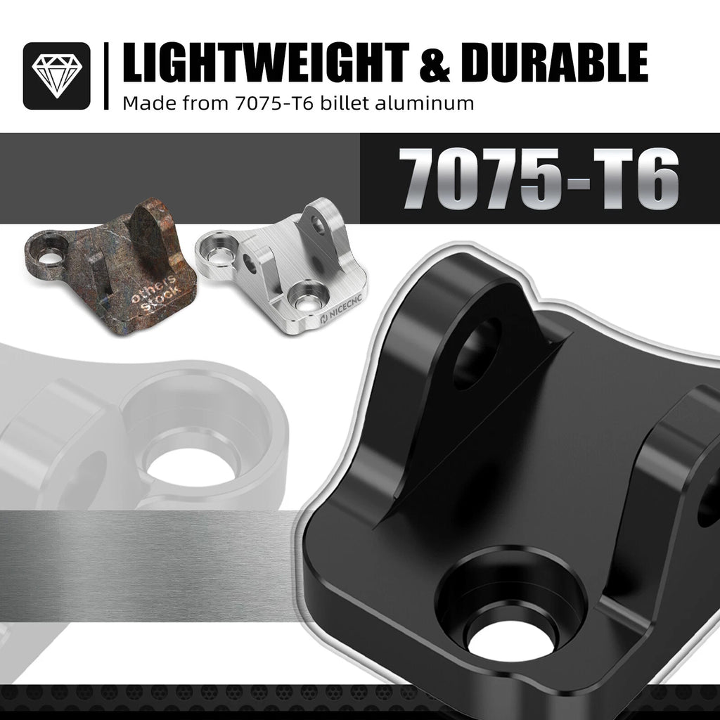 CNC Footpeg Lowering Mount Bracket Kit for Yamaha YZ125 YZ250 (2017–2023)