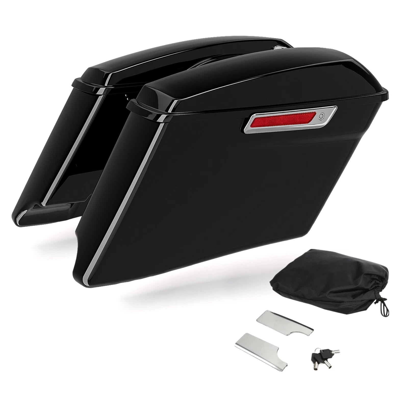 Extended Stretched Saddlebag Speaker Lids for Harley CVO Touring (2014–2024)