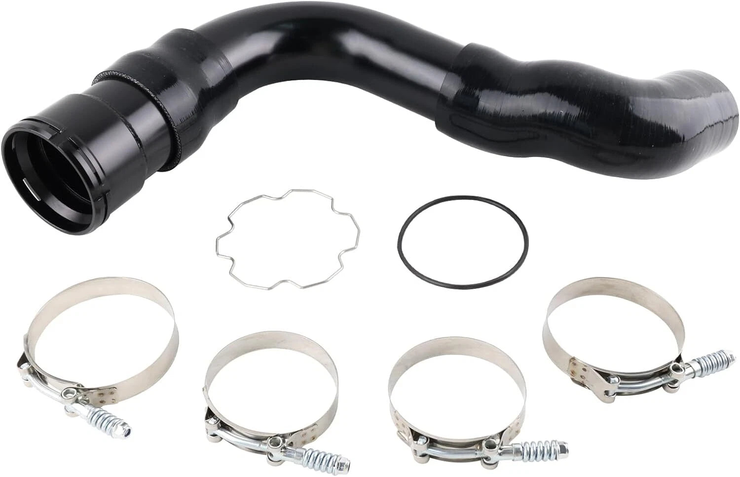 Black Cold Side Intercooler Pipe Upgrade for Ford 6.7L Powerstroke (2011–2016)