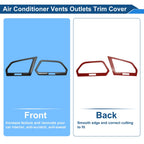 Set of 2 Air Condition Outlet Vent Trim Cover Frame for Volkswagen Tiguan 