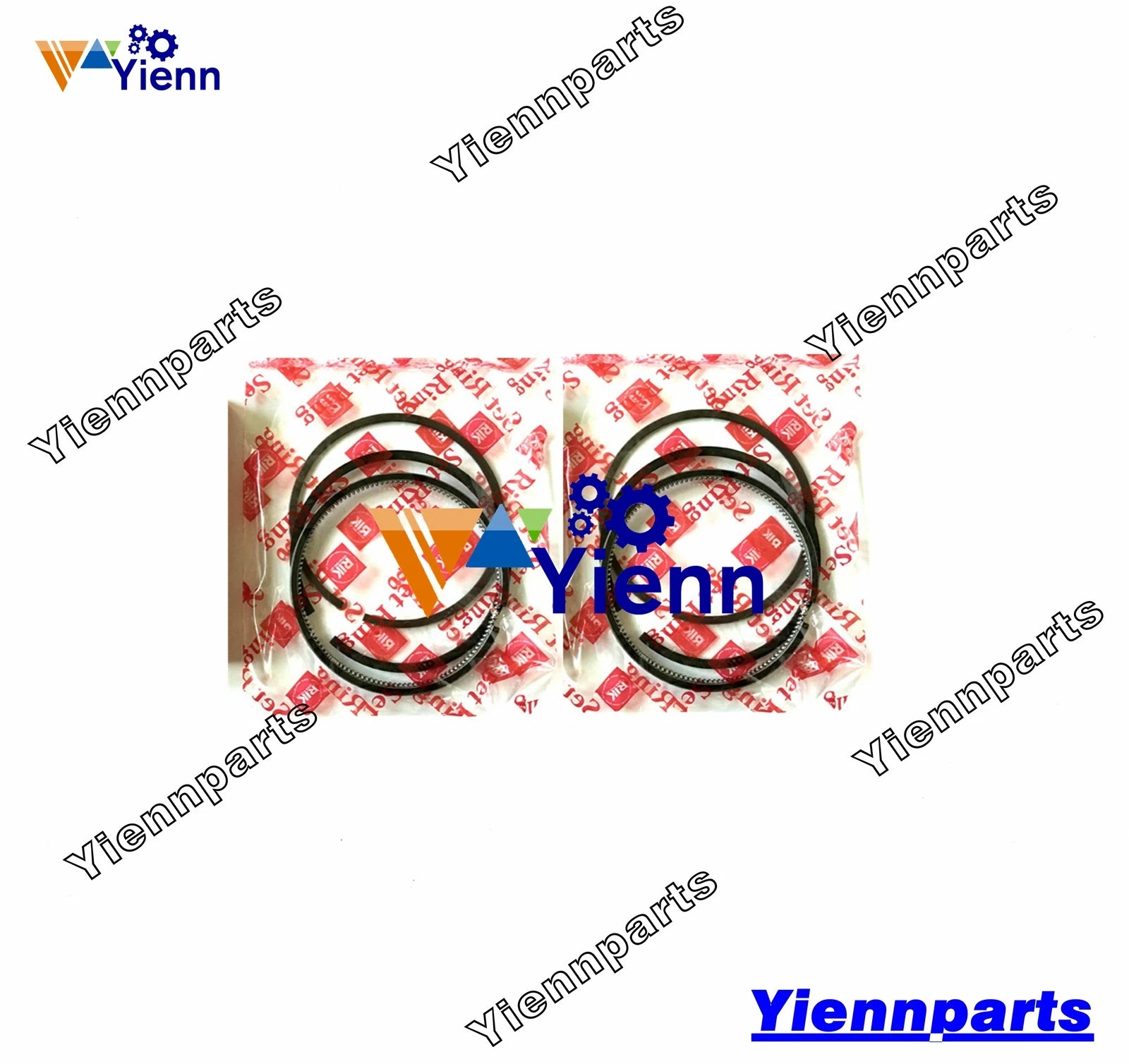 Set of 2 Piston Ring Set for Kubota B5000 B5001 B5100 (Z500 ZB500)