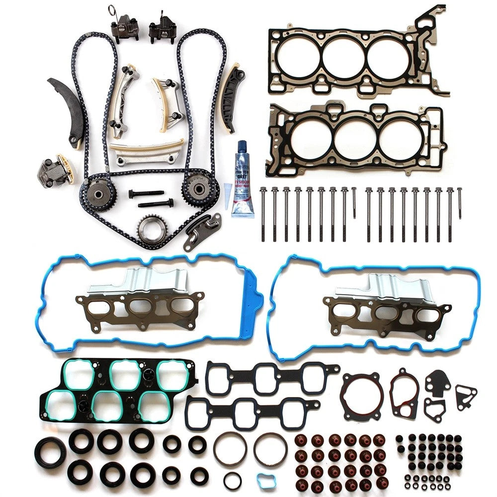 Timing Chain Kit & Head Gasket Bolt Set for GMC Acadia, Buick Enclave (2007–2008)