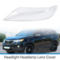 1 Pcs Headlight Lens Cover for Kia Sorento (2009–2012) PC Clear