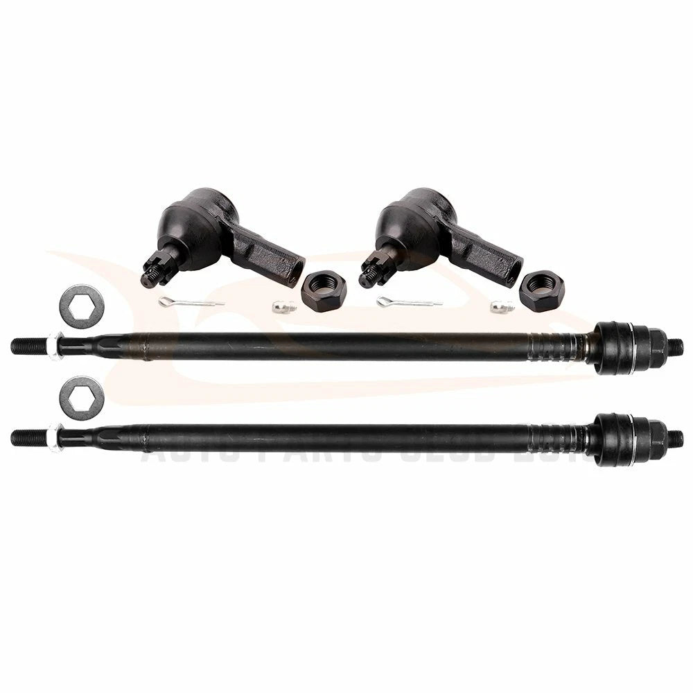 Set of 4 Front Inner & Outer Tie Rod Ends for Honda CR-V (2002–2006)