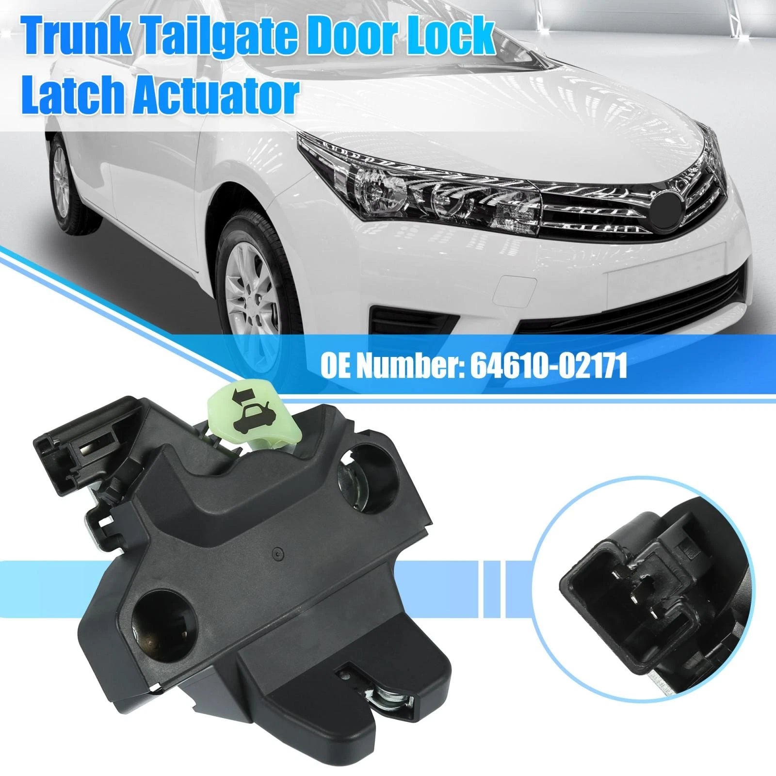 Tailgate Door Latch Lock Actuator Motor 64610-02171 for Toyota Corolla (2015–2019)