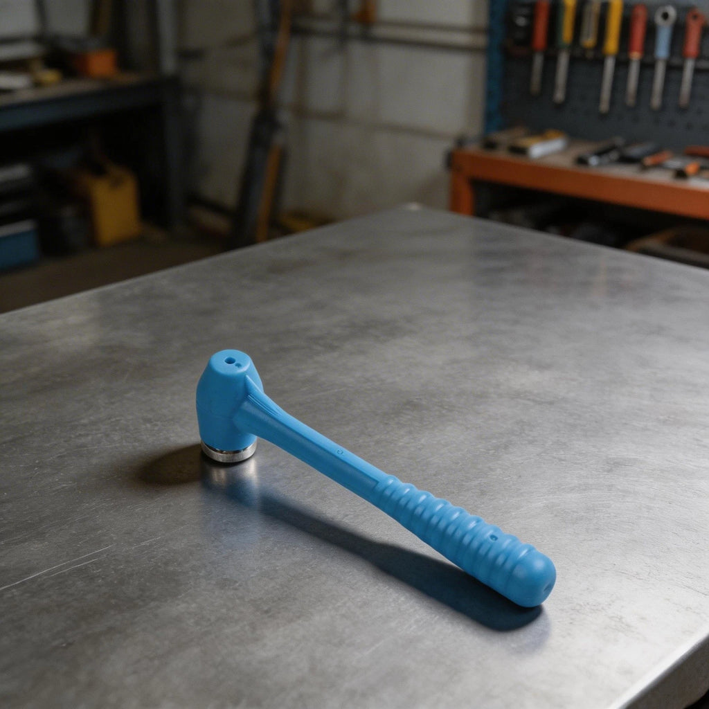 Rubber Hammer with Metal Base for Miniature Model Construction