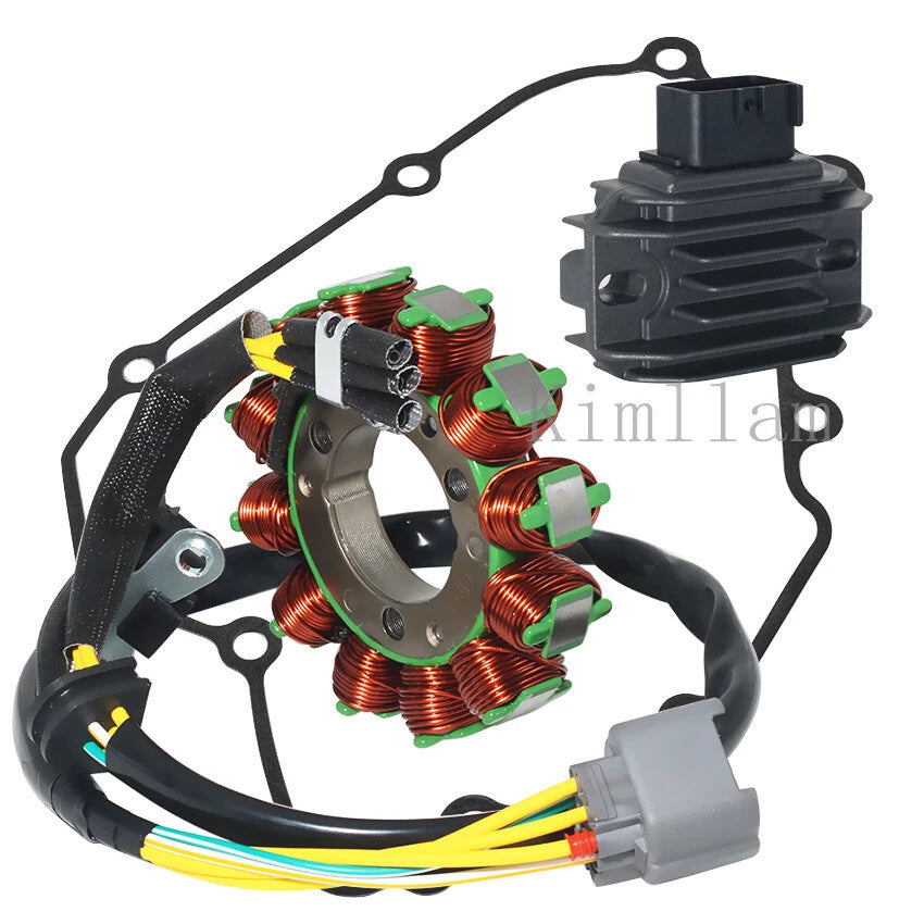 Stator Coil + Regulator Rectifier + Gasket for Kawasaki KX450F (2009–2011) 21003-0148