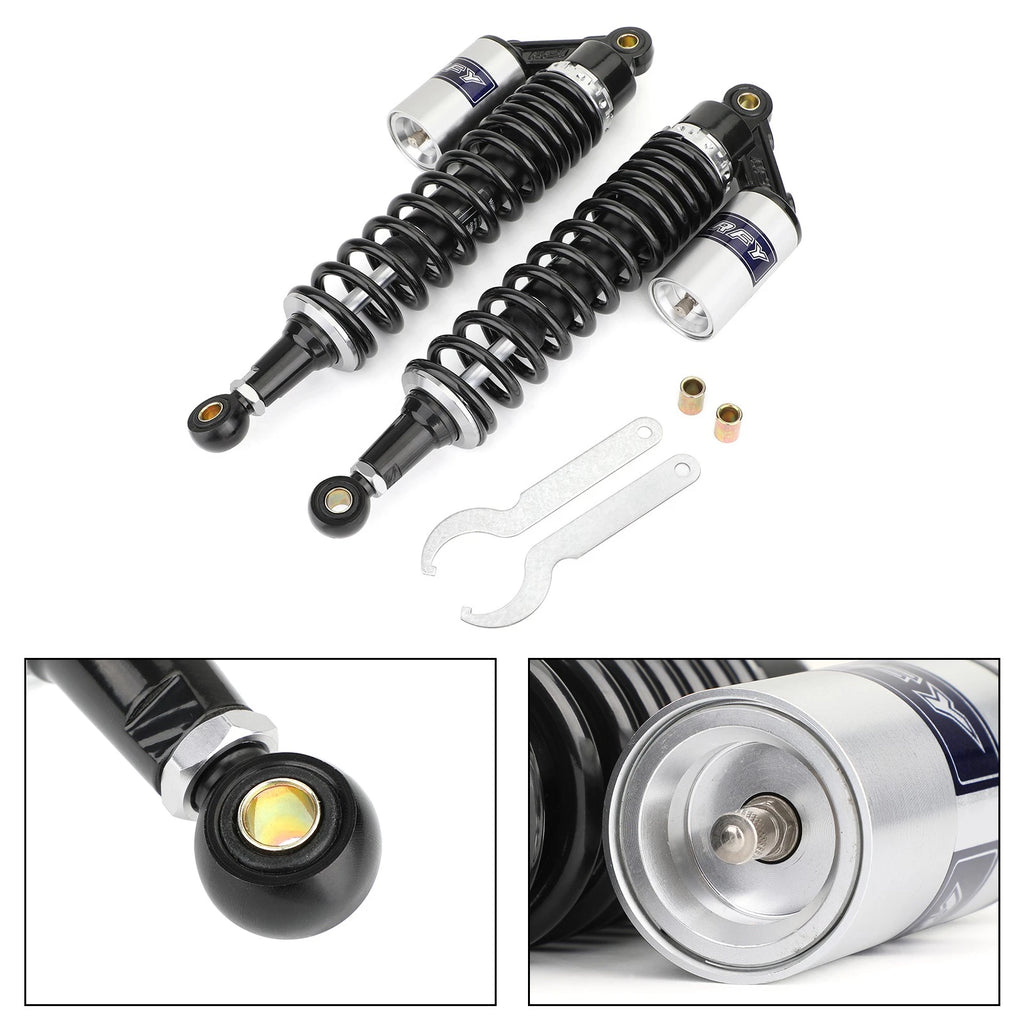 2X 375mm Shock Absorbers for Honda Yamaha Polaris ATV