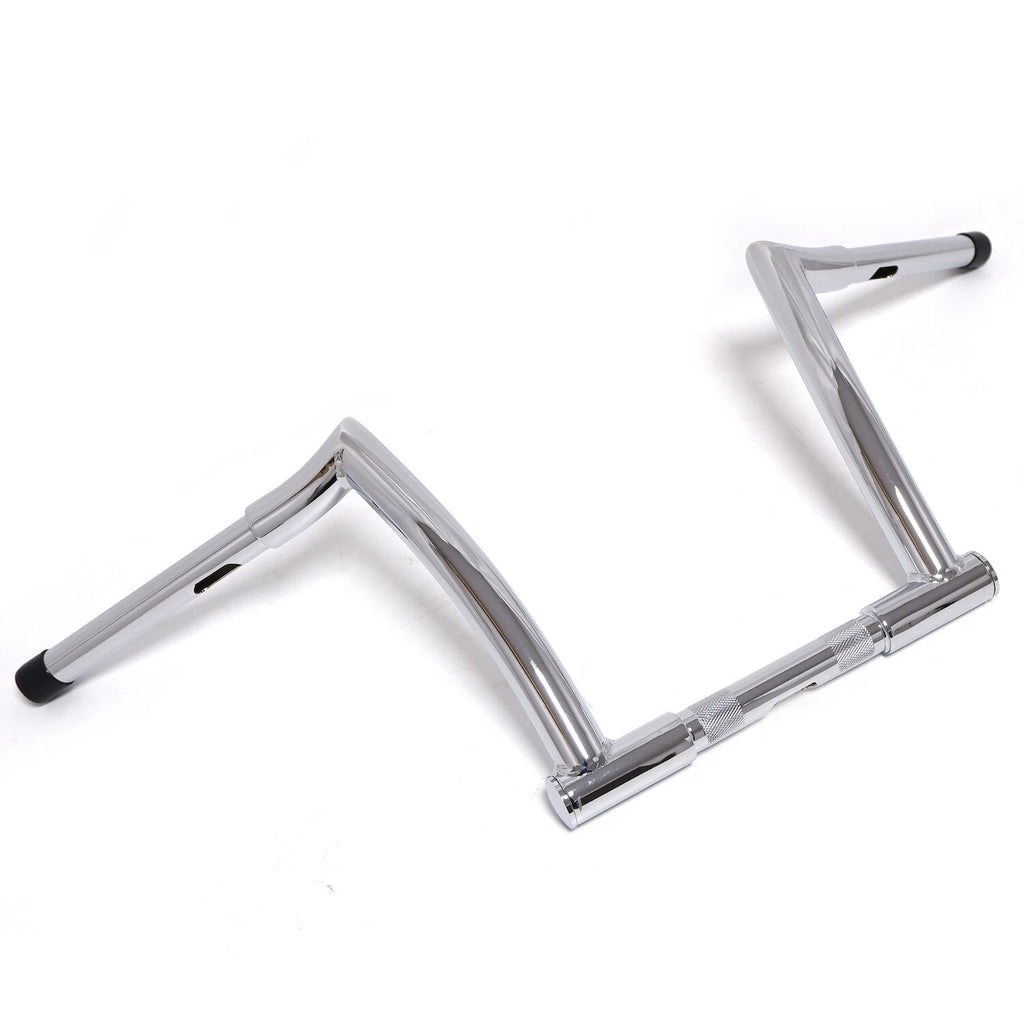 12" Rise Chrome Mini Ape Handlebar for Harley Dyna Softail Touring