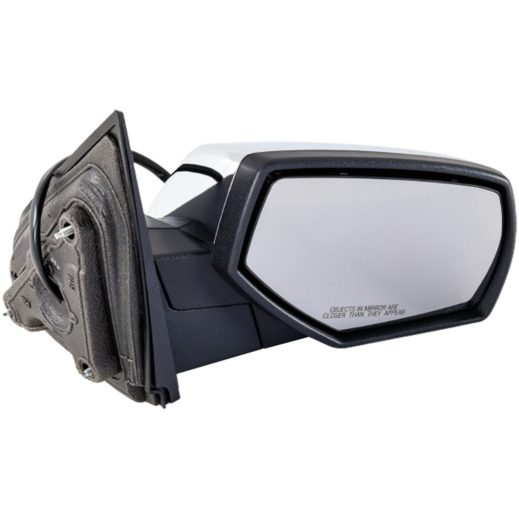 Mirror for GMC Sierra 1500, Chevy Silverado 1500 (2014–2018) Manual Fold Heated