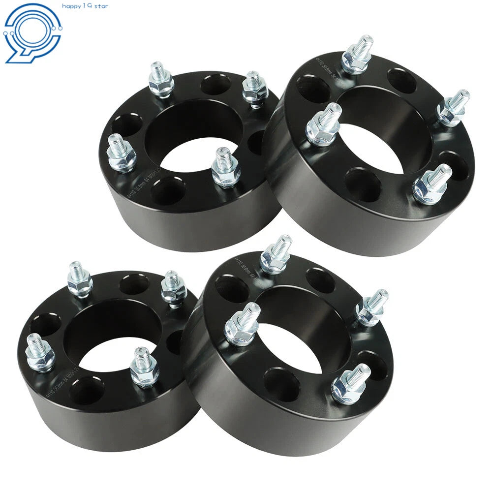 Set of 4 Wheel Spacers 2" for Suzuki 250 (2002-2009) Black