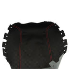 Console Armrest Cover for Nissan Altima (2013–2018) Carbon Fiber Red Stitch