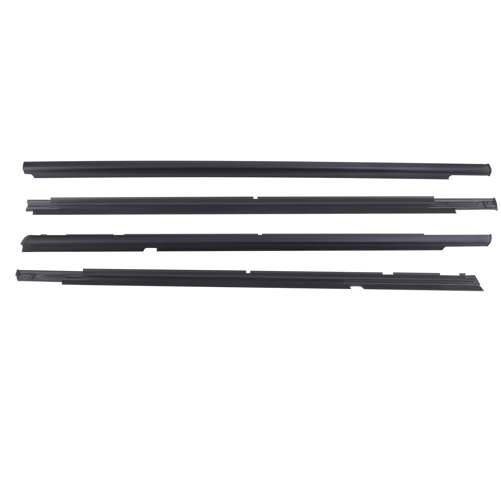 Set of 4 Weatherstrip Door Seal Belts for Mitsubishi Lancer (2008–2017)