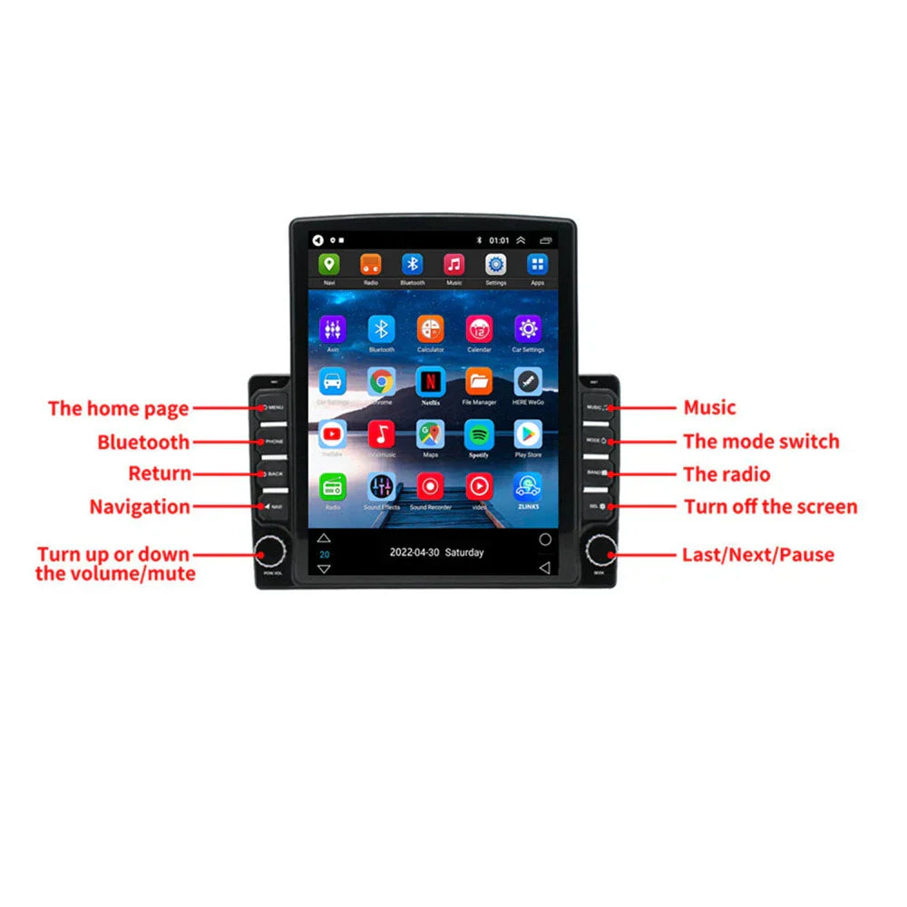 9.7'' Car Stereo Radio GPS Navi WIFI for Hyundai Veloster (2011-2017)