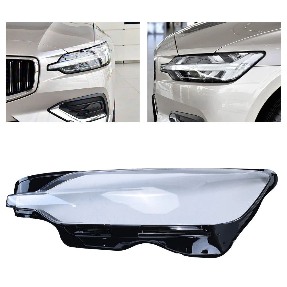 Driver Left Side Clear Headlight Lens for Volvo S60 (2019–2024) 1Pcs