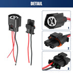 Set of 1 Cooling Fan Control Relay Plug Wire Harness for Ford Crown (902-209)