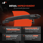 Front Driver Door Handle for Nissan Cube (2009-2014) - Primed Black