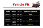 Front Slotted Brake Rotors & Ceramic Pads for Buick Lucerne (2006-2011)