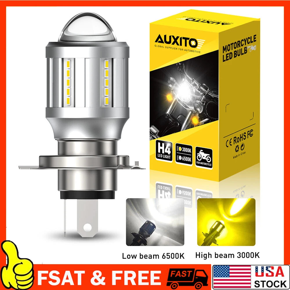 H4 9003 LED Headlight Bulb for Motorcycle (All-in-One)
