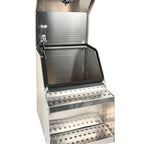 Aluminum Tool Box with Saddle Step for Semi Truck (28"x25"x24")