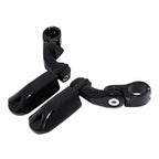 Black Engine Guard Highway Bar Footpegs for Harley Electra Glide (1997-2008)