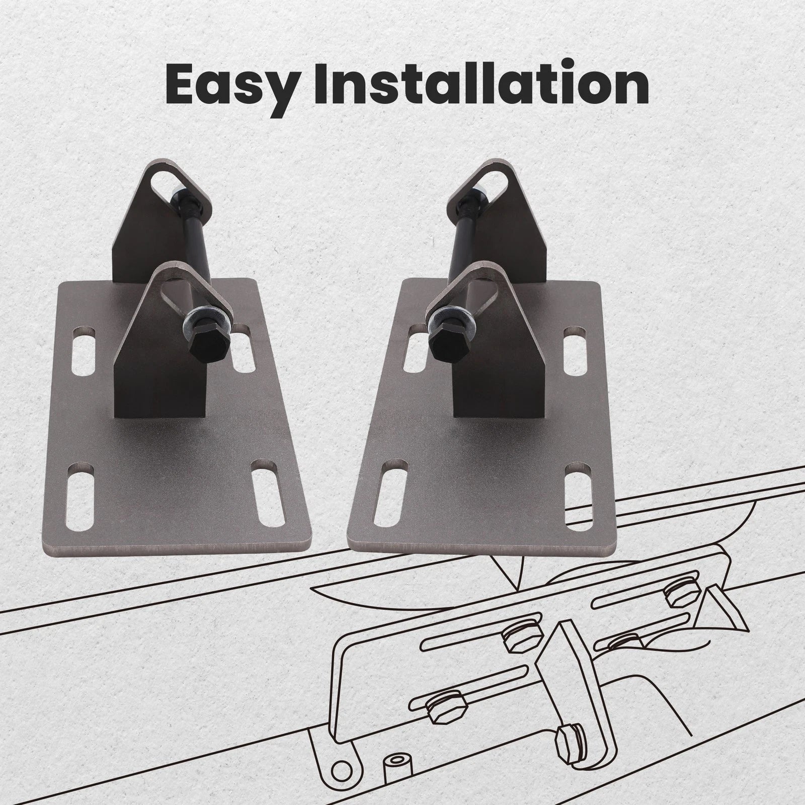 Engine Mount Adapter Plates Swap Kit for Chevrolet C10 (1973-1987)